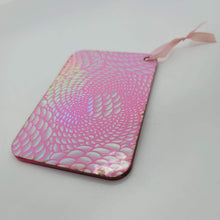 Neon Pink Cassette Tape Ornament