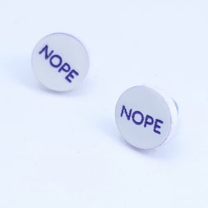 Nope Stud Earrings