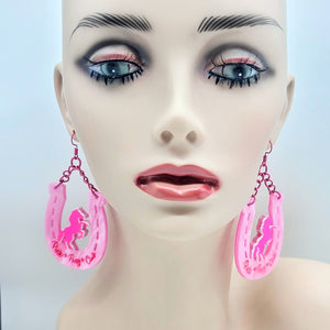 Pink Pony Club Dangle Earrings