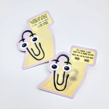 Clippy Vinyl Sticker