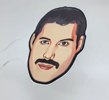 Freddie Mercury Illustrated Vinyl Sticker