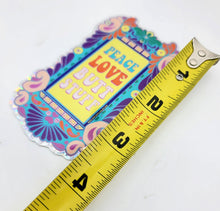 Peace, Love and Butt Stuff Sticker