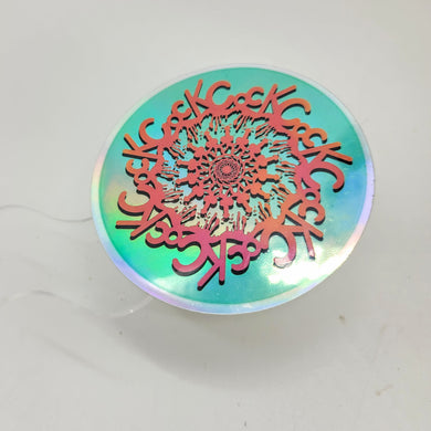 Cock Mandala NSFW Holographic Sticker