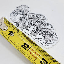Just Between Us Squirrel Friends Sticker