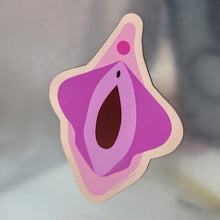 Abstract Vulva Illustration Magnet