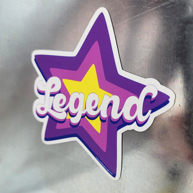 Legendary Legend Star Limited Edition Magnet