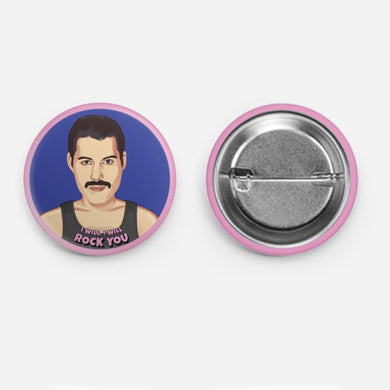 Ready Freddie Button Pin