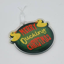 Merry Ducking Christmas Ornament