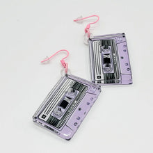 Cassette Tape Mini Dangle Earrings