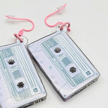 Cassette Tape Mini Dangle Earrings