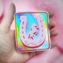 Pink Pony Club Holographic Vinyl Sticker