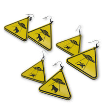 Alien Abduction Dangle Earrings
