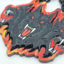 Hounds of Hell Cerberus Dangle Earrings