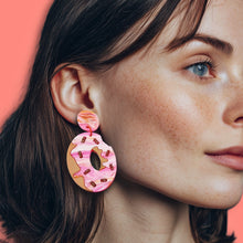 Time To Make The Donuts Dangle Earrings