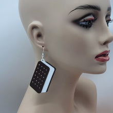 Ice Cream Sandwich Dangle Earrings