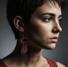 Groovy Chainsaw Dangle Earrings