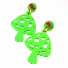 Feelin' Groovy Mushroom Dangle Earrings