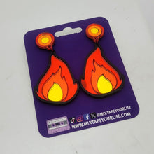 Light My Fire Flame Emoji Dangle Earrings
