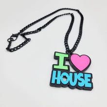 I Love House Music Necklace