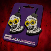 Art The Clown Flower Sunglasses Dangle Earrings
