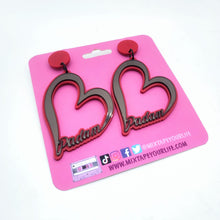 Padam Padam Heart Dangle Earrings