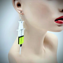 Re-Animator Syringe Dangle Earrings