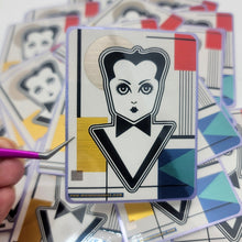 Klaus Nomi “Kutie” Brushed Aluminum Sticker