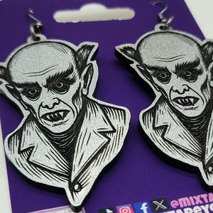 Count Orlok Nosferatu Dangle Earrings