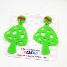 Feelin' Groovy Mushroom Dangle Earrings