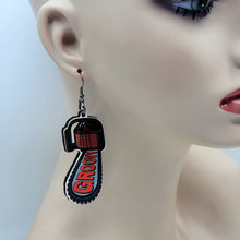 Groovy Chainsaw Dangle Earrings