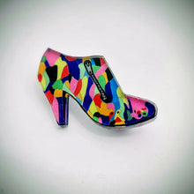 Around the World In A Bootie Lapel Pin