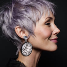 Shiny Disco Balls Mirrored Acrylic Dangle Earrings