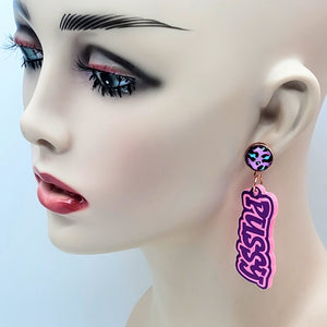 Pu$$y Mini Dangle Earrings