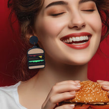 Cheeseburger In Paradise Dangle Earrings