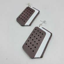 Ice Cream Sandwich Dangle Earrings