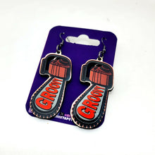 Groovy Chainsaw Dangle Earrings