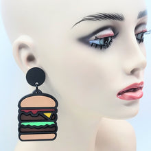 Cheeseburger In Paradise Dangle Earrings