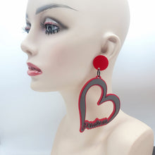 Padam Padam Heart Dangle Earrings