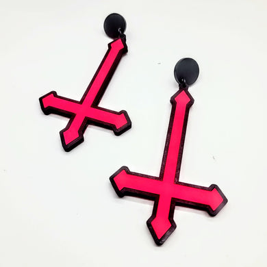 God Is Dead Dangle Earrings