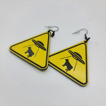 Alien Abduction Dangle Earrings