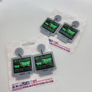 Oregon Trail Meme Dangle Earrings