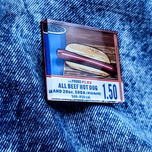 $1.50 Hot Dog and Drink Combo Lapel Pin