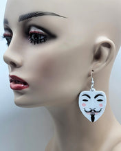 V for Vendetta (Guy Fawkes) Dangle Earrings