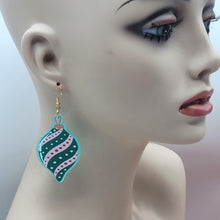 Mid Century Modern Ornament Mini Dangle Earrings