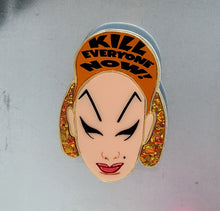 Kill Everyone Now! Divine Pink Flamingos Acrylic Marquetry Art