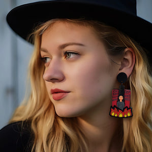They Didn't Burn Witches Dangle Earrings