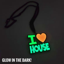 I Love House Music Necklace