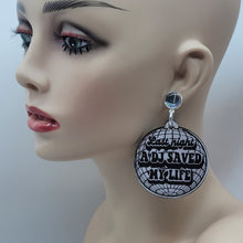 Last Night A DJ Saved My Life Dangle Earrings