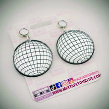Shiny Disco Balls Mirrored Acrylic Dangle Earrings