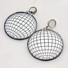 Shiny Disco Balls Mirrored Acrylic Dangle Earrings